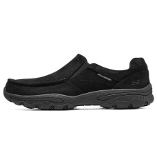 Skechers Creston Cushioning Anti-Slip And Wear-Resistant Low-Top Casual Shoes Men's Black 39.5