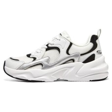 Skechers BOBS BAMINA 2 Chunky Sneakers Women's Low-Top Black/White 37
