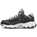 Skechers D'Lites Running Shoes Black/White/Gray Women's 35