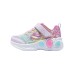 Skechers Girls Cushioned Wear-Resistant Lightweight Low-Top Toddler Shoes Purple Pink Infant And Toddler Розовый, 22
