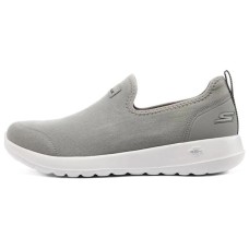 Skechers GO WALK Ma Anti-Slip And Wear-Resistant Breathable Low-Top Casual Shoes Men's Charcoal Gray 44.5