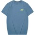 Skechers T Shirt Unisex Crown Blue Floral Crown Blue/01P1, L
