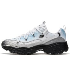 Skechers DLITES ADCDAVINCI Custom, Chasing Waves Anti Slip Wear Resistant Low Top Casual Shoes Men's Blue Black Blue Black, 42