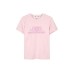Skechers Regular T-Shirt Women's White Lime Pink White Limestone Pink/01SX, S