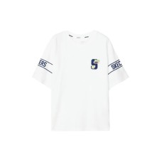 Skechers Kids T-Shirts White/00QF, M