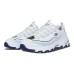 Skechers D'LITES 1.0 Ink Splatter Blue Breathable Moisture-Wicking Coverage Low-Top Chunky Sneakers Women's Blue White Белый, 36.5