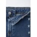 Джинсы с вышивкой «звезды» ZARA Синий, 6/7 лет (года) (122 cm)