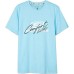 Skechers Sports Alliance Series T Shirt Unisex Misty Blue Color Голубой, XS