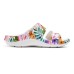 Skechers Slide Slippers Women's White Purple Orange White Purple Orange, 36