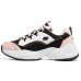 Skechers Sport Cushioned Wear-Resistant Slip-Resistant Low-Top Casual Shoes Women's Black Pinkish 36