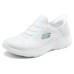Skechers Cushioning Wear-Resistant Low-Top Shoes Women's White Белый, 37.5