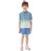 Skechers Kids Shirt Light Denim Blue Teenagers Light denim blue/04HD, 120
