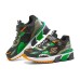Skechers SKECHERS BOYS Cushioning Wear-Resistant Low-Top Kids' Running Shoes Black Green Teenagers Черно-зеленый, 30