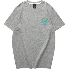 Skechers T Shirt Unisex Medium Heather Gray Серый, L