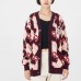 MLB Old Flower Sweaters Unisex Burgundy Бордовый, M