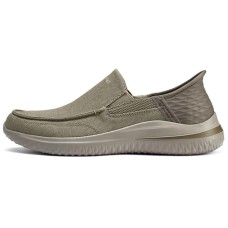 Skechers Slip Ins Slip-Ins Technology Low-Top Casual Shoes Men's Khaki Зеленый, 42.5
