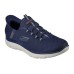 Skechers Sport Hands Free Slip-Ins Cushioning Wear-Resistant Low-Top Casual Shoes Men's Dark Blue Синий, 45