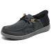 Skechers Slip Ins Non slip Lightweight Low Top Canvas Shoes Men's Marine Blue Синий, 39.5
