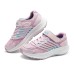 Skechers Girls Slip-Resistant Cushioning Rebound Kids Lifestyle Shoes Pink Kids' розовый/синий, 28.5