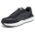 Skechers Global Jogger Wear-Resistant Low-Top Casual Shoes Men's Black Gray Color Black Gray Color, 46