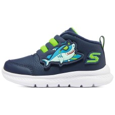 Skechers Anti Kick Cushioning And Abrasion Resistant Low Top Toddler Shoes Marine Blue Infant And Toddler Синий, 23
