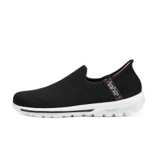 Skechers Go Walk 5 Cushioning Breathable Lightweight Rebound Low-Top Casual Shoes Women's Black Черный, 39