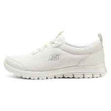 Skechers Cushioning Breathable Lightweight Low-Top Casual Shoes Women's Ivory Бежевый, 37.5