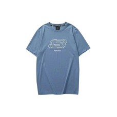 Skechers T Shirts Men Crown Blue/01P1 Floral Crown Blue/01P1, L