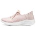 Skechers Slip Ins Breathable Lightweight Low-Top Casual Shoes Women's Pink Розовый, 36
