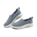 Skechers Cushioning Wear-Resistant Low-Top Casual Shoes Women's Gray/Light Purple Gray/light purple, 39