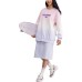 Skechers Sweatshirt Unisex Pink Purple Gradient Pink purple gradient, 2XL