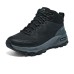 Skechers OUTDOOR Anti-Slip Wear-Resistant Mid-Top Casual Shoes Women's Black Gray Black/charcoal gray, 36