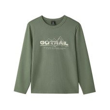 Skechers Mountain And Wild Outdoor Series FW24 T Shirt Men's Castor Gray Linen Heather Gray, L