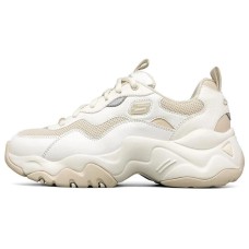Skechers D'LITES 3.0 Cushioning Anti-Slip And Wear-Resistant Low-Top Casual Shoes Women's White Beige 35.5
