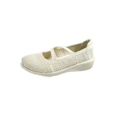 Skechers Modern Comfort Slip Resistant And Breathable Low Top Casual Shoes Women's Natural Бежевый, 37.5