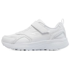 Skechers Girls Slip Resistant Cushioning Abrasion Resistant Low Top Kids' Running Shoes White Kids' Белый, 27.5