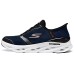 Skechers WOMEN'S GO Series Wear-Resistant Breathable Cushioning Low-Top Running Shoes Men's Navy Синий, 42