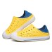 Skechers Slip Resistant, Abrasion Resistant, Breathable Children's Sandals Yellow Blue Teenagers 27.5