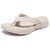 Skechers Slip-Resistant Flip Flops Women's Beige Бежевый, 38