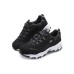 Skechers D Lites Sneakers Black/Silver Women's 39