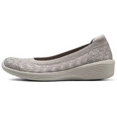 Skechers Modern Comfort Wear-Resistant Low-Top Casual Shoes Women's Taupe Серо-коричневый, 37