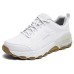 Skechers OUTDOOR MENS Rebound Grip Low-Top Trekking Shoes Men White Gray White gray, 40