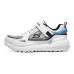 Skechers Abrasion Resistant Low Top Kids' Running Shoes White Blue Kids' White blue, 30