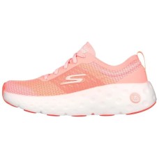 Skechers Max Cushioning Cushioning Anti-Slip And Wear-Resistant Low-Top Casual Running Shoes Women's Pink White 37
