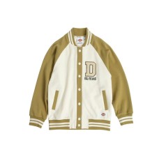Dickies Baseball Jacket Children Aged 3 7 Years Old Milk White/Khaki, 110