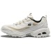 Skechers D'LITES 1.0 Cushioning Abrasion Resistant Breathable Low Top Chunky Sneakers Men's Beige White Yellow 44
