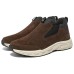 Skechers Lifestyle Oak Canyon Cushioned Anti-Slip And Wear-Resistant Lightweight Low-Top Casual Shoes Men's Brown Black 42.5