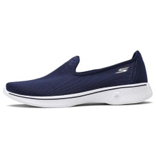 Skechers Go Walk 4 Casual Shoes Women's Low Top Marine Blue/White 38