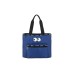 Skechers Fabric Tote Bag, Shopping Bag, Handbag, Shoulder Bag Small Size Unisex Stool Lin Blue Stool Linen Blue, Small Size
