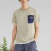 Skechers Stroll T-Shirts Men Rock Beige/00V8 Rock Beige/00V8, S